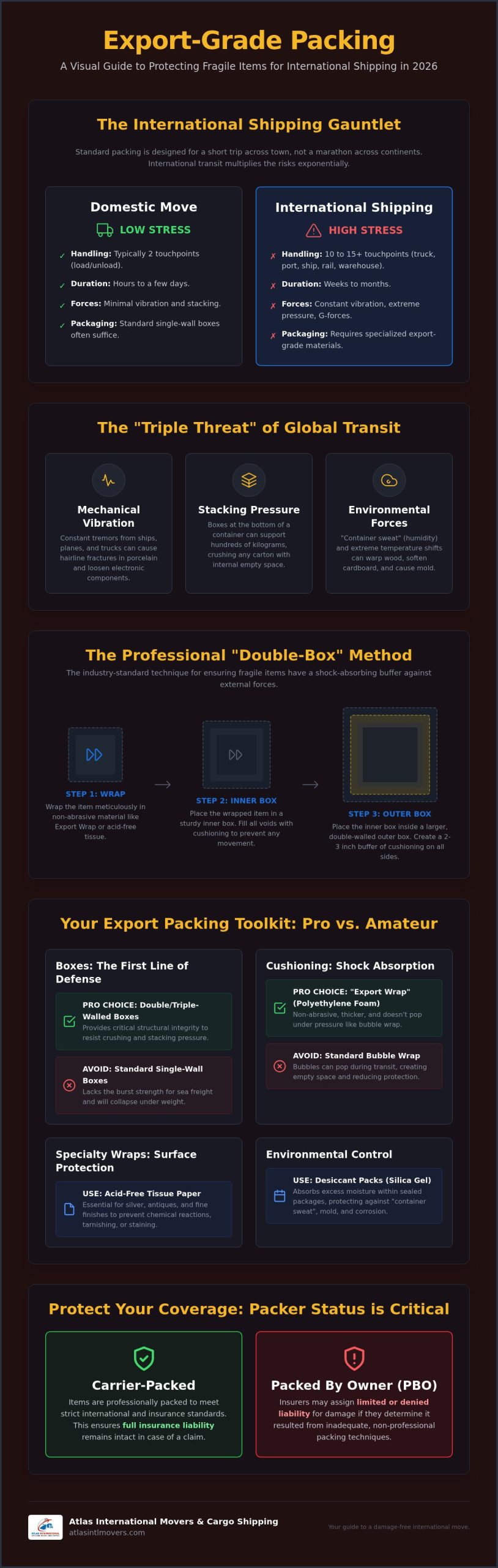 Packing Fragile Items for International Shipping: 2026 Guide